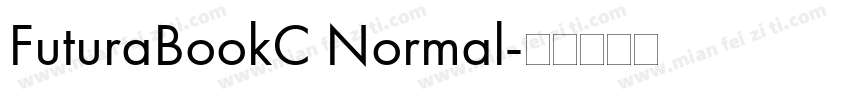 FuturaBookC Normal字体转换